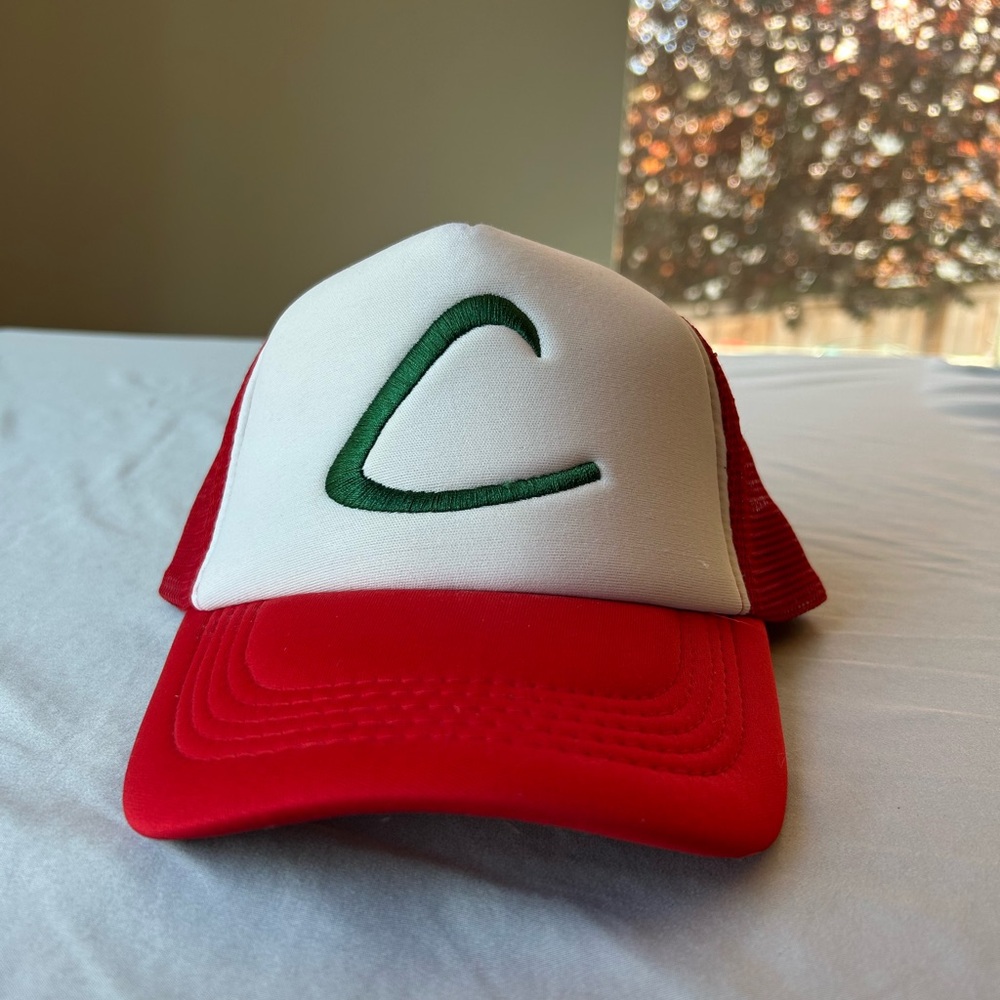 Ash Ketchum Inspired Trucker Hat Baseball Cap C Hat